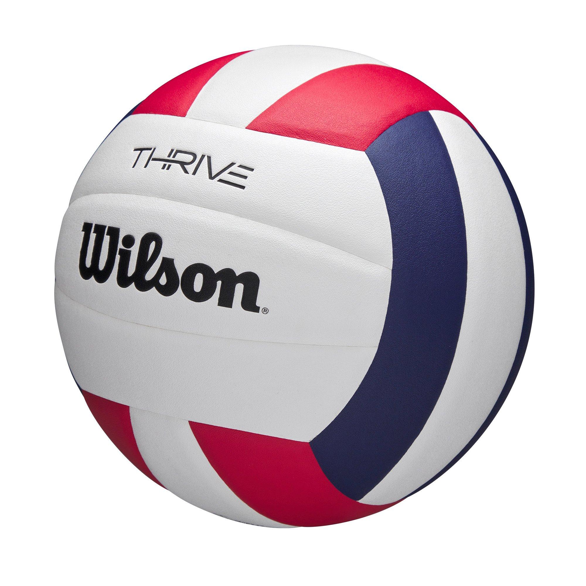 Wilson Thrive Game Volleyball-Red/White/Navy